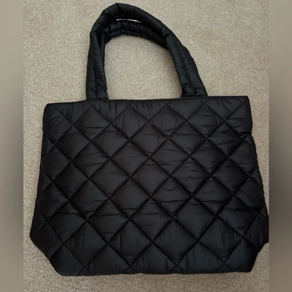 Donna Karan BRAND NEW Quilted Brown Tote Bag - Picture 3 of 8